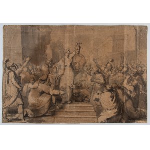 Francesco Podesti, Judith Reveals the Head of Holofernes to the People