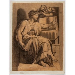 Luigi Sabatelli, The Eritrean Sibyl after Michelangelo