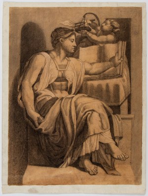 Luigi Sabatelli, The Eritrean Sibyl after Michelangelo