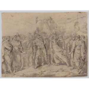 Bartolomeo Pinelli, Horace, returning victorious from the clash with the Curiatii, kills his sister