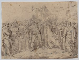 Bartolomeo Pinelli, Horace, returning victorious from the clash with the Curiatii, kills his sister