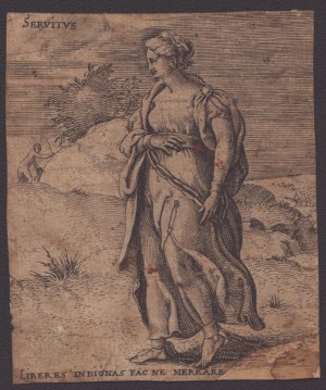 Marcantonio Raimondi, Justice | Servitude
