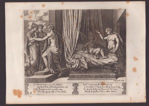 Agostino Veneziano (Agostino dei Musi), Maestro del Dado (1530-1560 fl.), Story of Cupid and Psyche