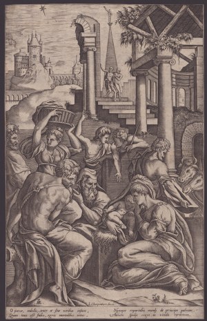 Pieter van der Heyden, The Adoration of the Shepherds