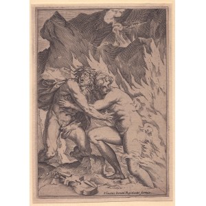 Agostino Carracci, Orpheus and Eurydice