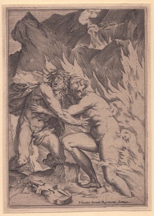 Agostino Carracci, Orpheus and Eurydice