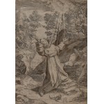 Agostino Carracci, Saint Francis Receiving the Stigmata