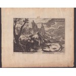 Hendrik Goltzius, Thisbe Frightened by the Lion | Jupiter and Juno with Tiresias | Apollo and Leucotoe