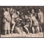 Jan Saenredam, Scipio wounded in battle 1592
