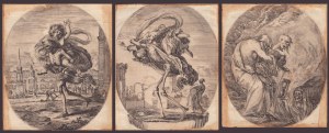 Stefano della Bella, Death with a Child | Death with a Young Woman | Death and an Old Man