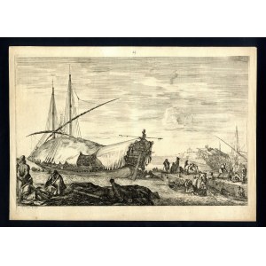 Stefano della Bella, Ship in the Port of Livorno