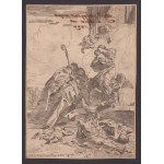 Pietro Testa, Three Luchese saints Sts Nicholas Tolentino, Nicholas of Bari interceding with the Virgin for the victims of the plague