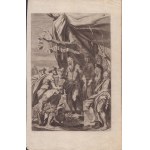 Johann Jakob Thurneysen detto il Vecchio, St. Ambrose Rejects Emperor Theodosius | Alboin Drank Wine from a Cup Made from the Skull of Rosmunda&#39;s Father