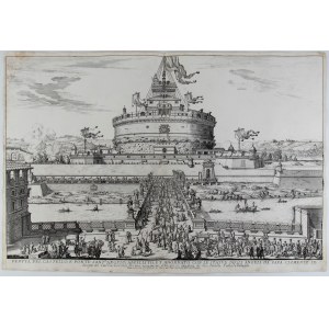 Giovanni Battista Falda, View of the Castle and Ponte Sant'Angelo