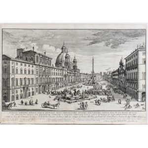 Gomar Wouters, Piazza Navona antico circo agonale dell'imperatore Severo Alessandro edificata su le riune di esso...