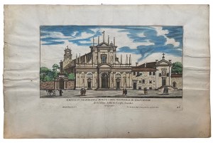 Giovanni Battista Falda, Chiesa di S. Maria dell'Horto con l'Hospedale in Trastevere
