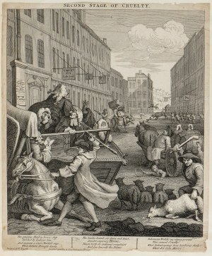 William Hogarth, Cruelty in Perfection | Second Stage of Cruelty