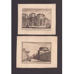 Philothée François Duflos, Jérôme Charles Bellicard, Tempio del Sole, e della Luna | Porta Maggiore Con il Condotti dell'Acqua Claudia | Tempio di S. Andrea nella Via Flaminia | Il Tempio di Pallade | Foro di Nerva