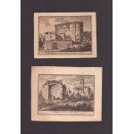 Philothée François Duflos, Jérôme Charles Bellicard, Tempio del Sole, e della Luna | Porta Maggiore Con il Condotti dell'Acqua Claudia | Tempio di S. Andrea nella Via Flaminia | Il Tempio di Pallade | Foro di Nerva