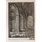 Giuseppe Vasi, The Interior of the Vatican Basilica... 1775
