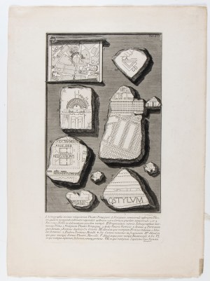Giovanni Battista Piranesi, Ichnographia viciniae reliquiarum Theatri Pompejani