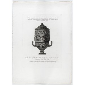 Giovanni Battista Piranesi, Vaso antico di marmo adornato di finissimi intagli ed arabeschi