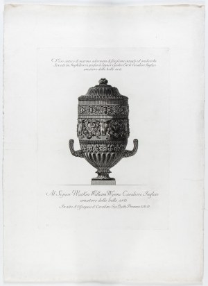 Giovanni Battista Piranesi, Vaso antico di marmo adornato di finissimi intagli ed arabeschi