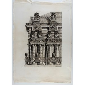 Giovanni Battista Piranesi, A DORIC COLONNADE OF INVENTION