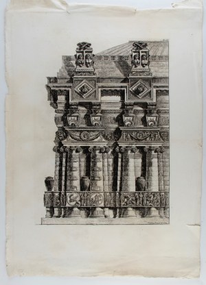 Giovanni Battista Piranesi, A DORIC COLONNADE OF INVENTION