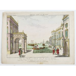 Franz Xaver Habermann, Vue du Mohle a Neaples avec le neoveau chateaux