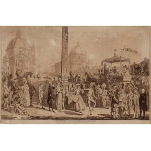 Paul Sandby, The Opening of the Carnival in Rome 1780