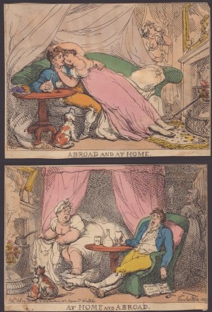 Thomas Rowlandson, Home and Abroad | Abroad and at Home
