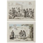 Bartolomeo Pinelli, Ballo dell'Orso | Li Piferari in Roma - Costumi del Regno di Napoli 1809