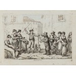 Bartolomeo Pinelli, Ballo dell'Orso | Li Piferari in Roma - Costumi del Regno di Napoli 1809