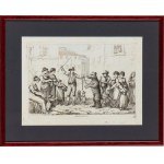 Bartolomeo Pinelli, Ballo dell'Orso | Li Piferari in Roma - Costumi del Regno di Napoli 1809