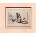 Bartolomeo Pinelli, Venditore di Torroni, in Napoli | Venditore di sorbetti, in Napoli | Acquajolo, nella città di Napoli | Venditore di Nocchie, dette Antrite, in Napoli | Uomo, e Donna di Santangelo Limosani, Contado di Molise | Donna del Paese di Petto