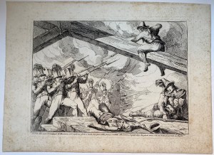 Bartolomeo Pinelli, Lot of three plates from the story of the brigand Massaroni 1823