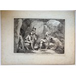 Bartolomeo Pinelli, Lot of three plates from the story of the brigand Massaroni 1823