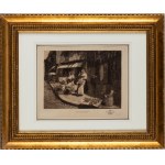 Max Horte, Piazza Campo de' Fiori a Roma 1901 approx.