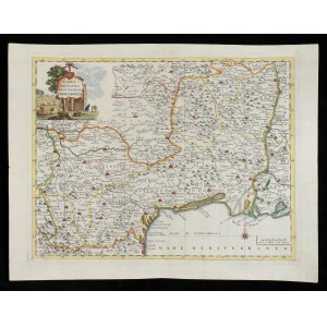 Guillaume de l'Isle (1675-1726), Carta geografica del Governo della Linguadoca 1750
