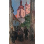 Stanisław BOHUSZ-SIESTRZEŃCEWICZ, ULICA W WILNIE (TANIA KUCHNIA), 1918