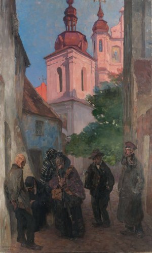 Stanisław BOHUSZ-SIESTRZEŃCEWICZ, ULICA W WILNIE (TANIA KUCHNIA), 1918