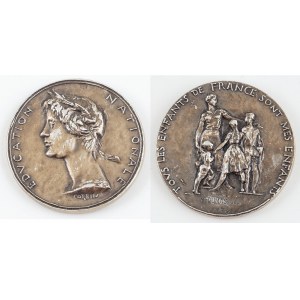 FRANZÖSISCHE MEDAILLE FÜR NATIONALE BILDUNG, 1974