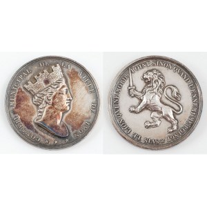 ŻETON RADY MIASTA LYON, 1860-80