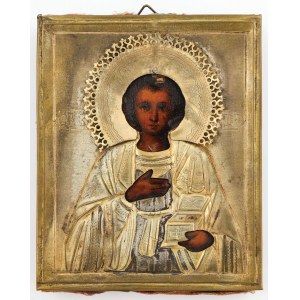 IKONA, ŚWIĘTY PANTALEON, Rosja, 2 poł. XIX w.