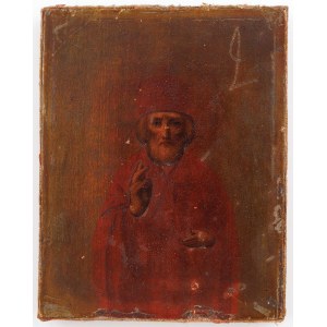 IKONA ŚWIĘTY MIKOŁAJ, Rosja, K. XIX w.