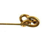 Tie pin, gold (703)