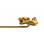 Tie pin, gold (703)