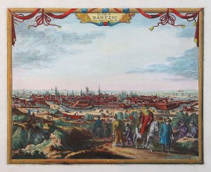 Pieter van der Aa (1659-1733) La Ville de Dantzic, dans la Prusse Royale