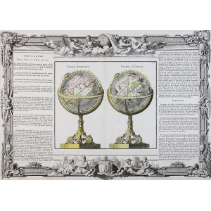 Louis Brion de la Tour Globe Terrestre, Globe Celeste